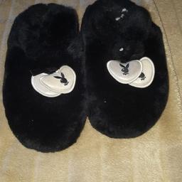 Ladies playboy slippers
Size M. 5/6
Worn twice so like new.
Collection only.
