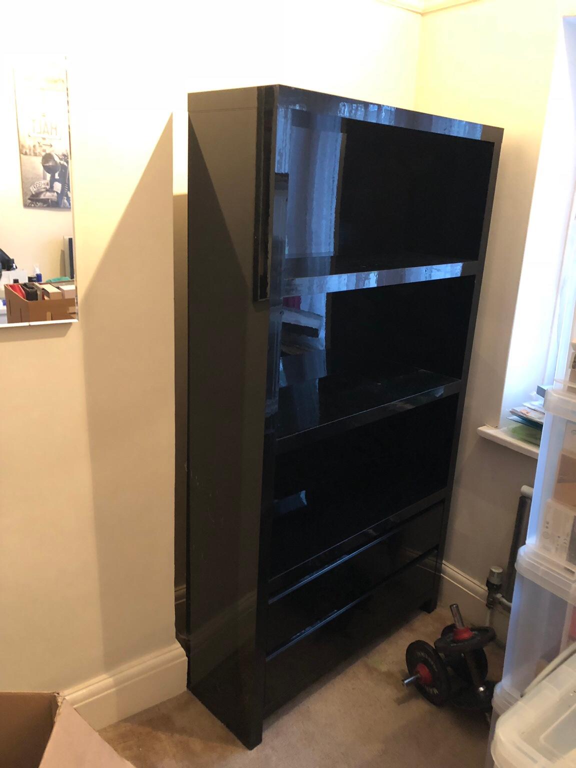 High Gloss Black Shelving Unit in B75 Birmingham für £ 25,00 zum