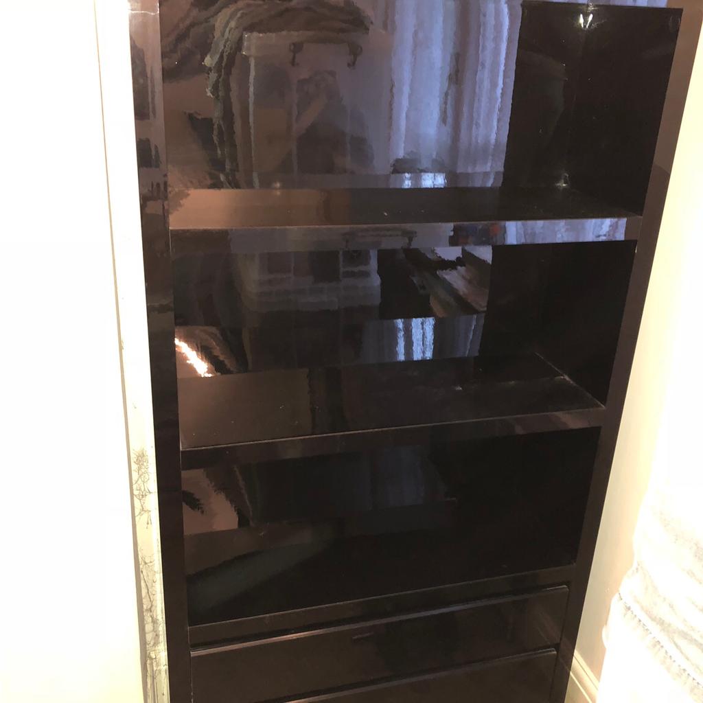 High Gloss Black Shelving Unit in B75 Birmingham für £ 25,00 zum