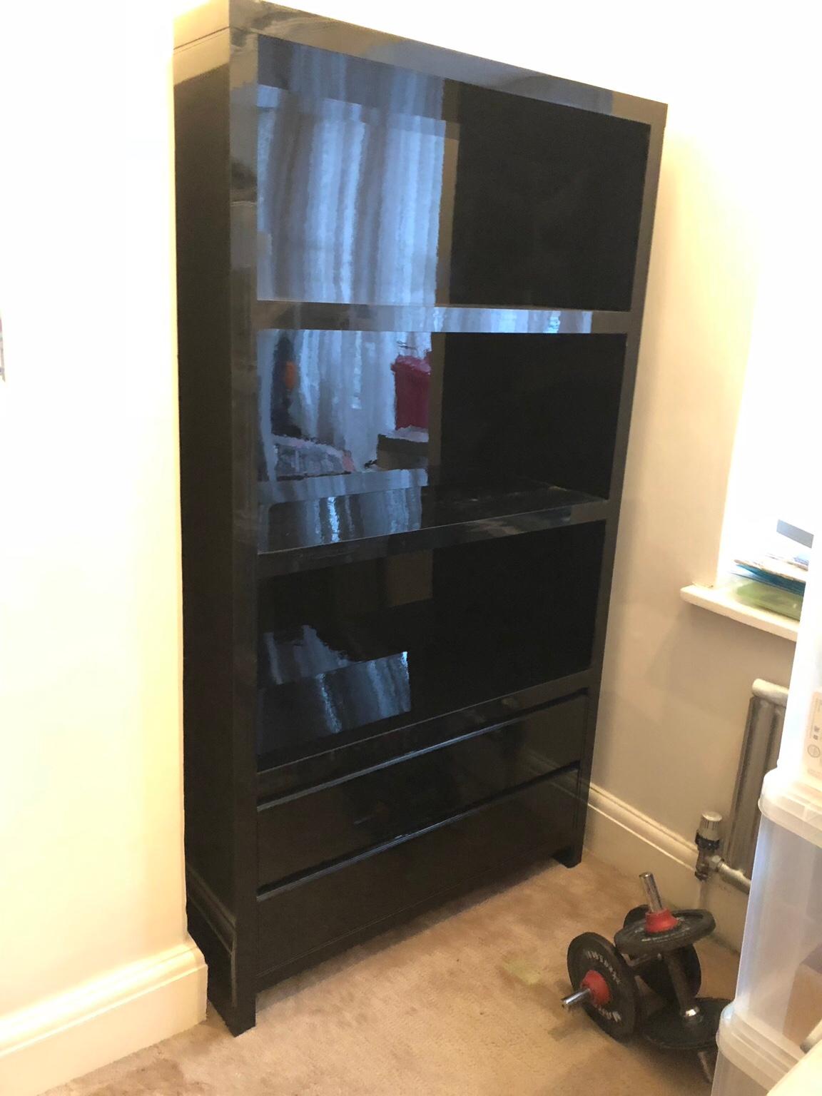 High Gloss Black Shelving Unit in B75 Birmingham für £ 25,00 zum