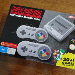 Snes Mini
Only opened to put extra games on system
Used twice
Comes with free controller extension cables
Grab a bargain