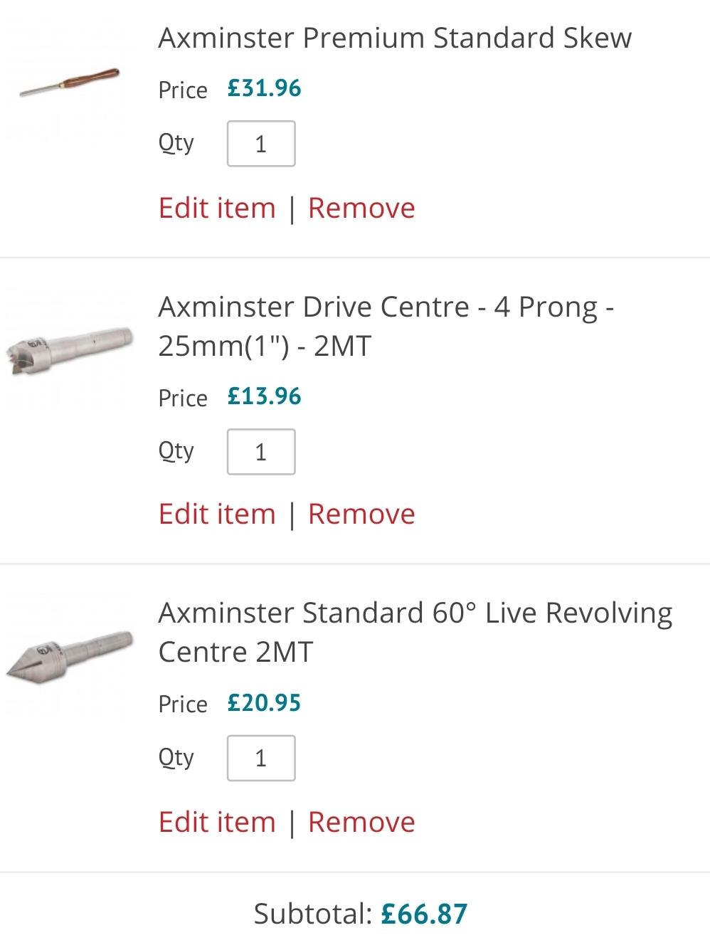 Axminster Wood Lathe,Dust Extractor & Tools in CV7 Solihull for £375.00