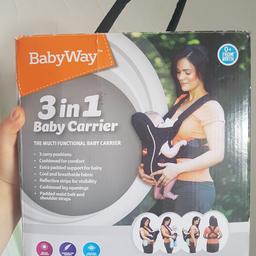 great condition. used twice around the house as my baby never liked any type of carriers except pram.
comes with original box but no instruction sheet.
if youd like it posted let me know and ill find out the price.