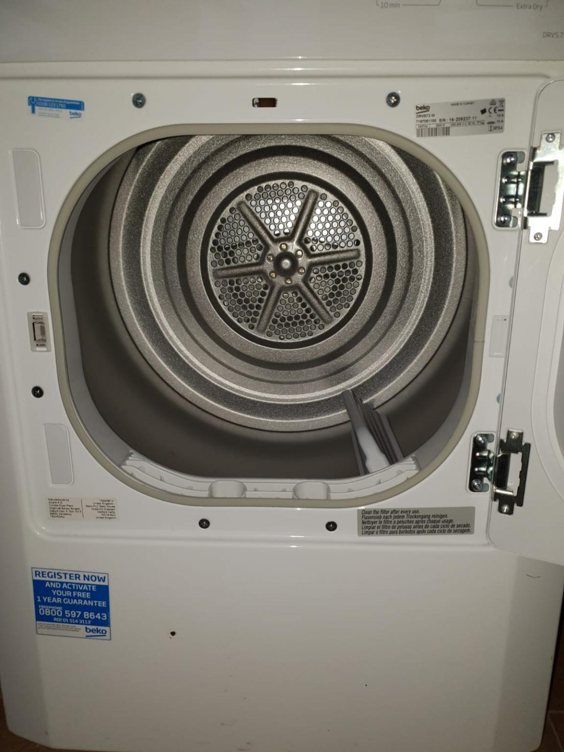 Front Drum Bearing Felt Seal Compatible With Beko DRVS73S DRVS73W Tumble Dryers - Foto 5