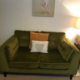 Green sofa for sale excellent condition
