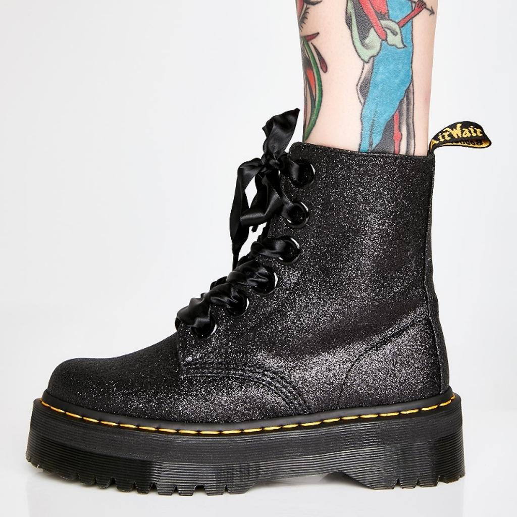 Dr martens clearance molly glitter 38