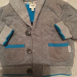 Grey jacket /coat 0-3 months