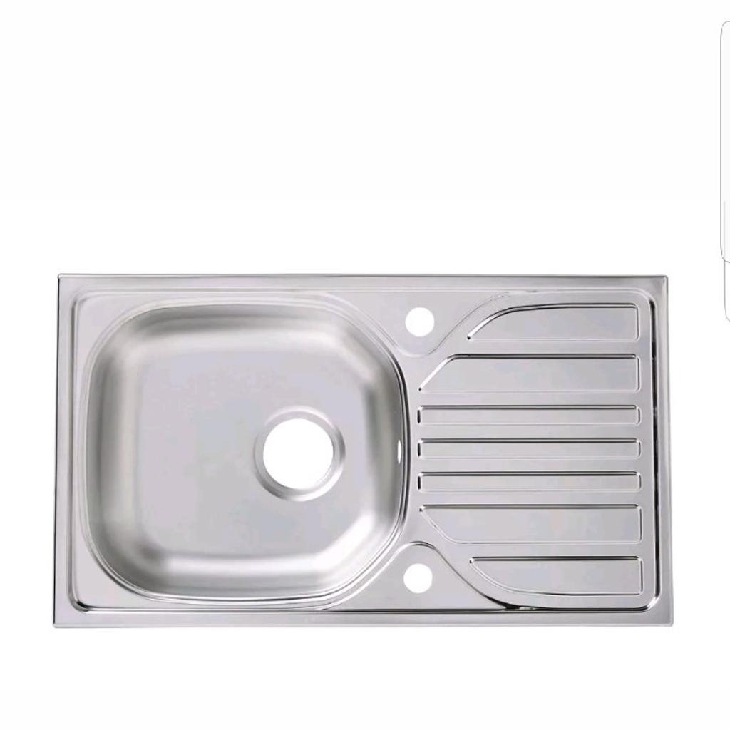 Turing 1 Bowl Stainless Steel Sink & Drainer in M8 Manchester für 30,00 ...