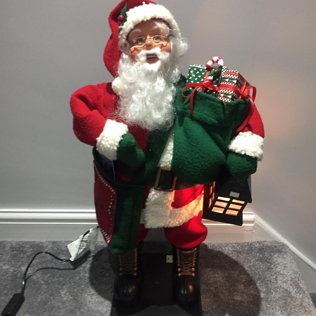 Animated light up Santa figure in Meir für 10,00 £ zum Verkauf | Shpock DE