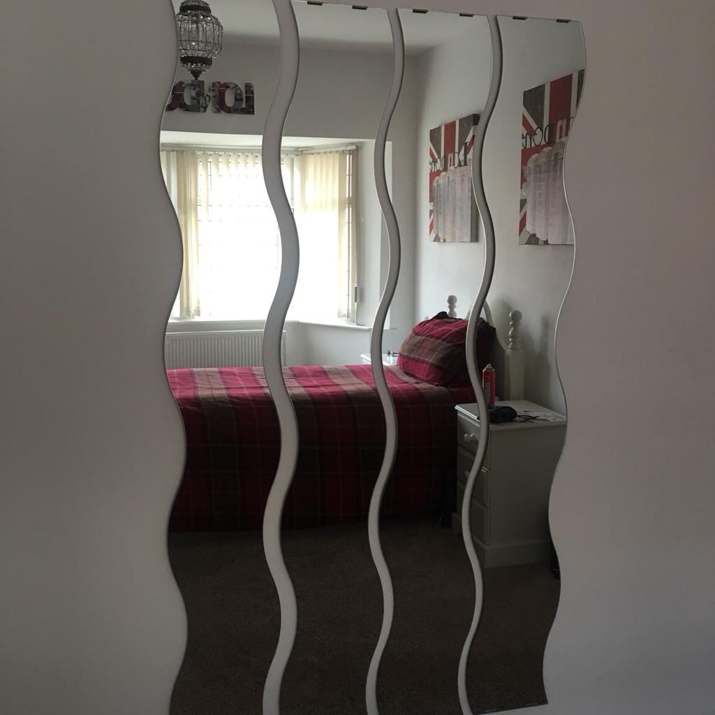 Ikea wavy mirrors in Preston for £18.00 for sale Shpock