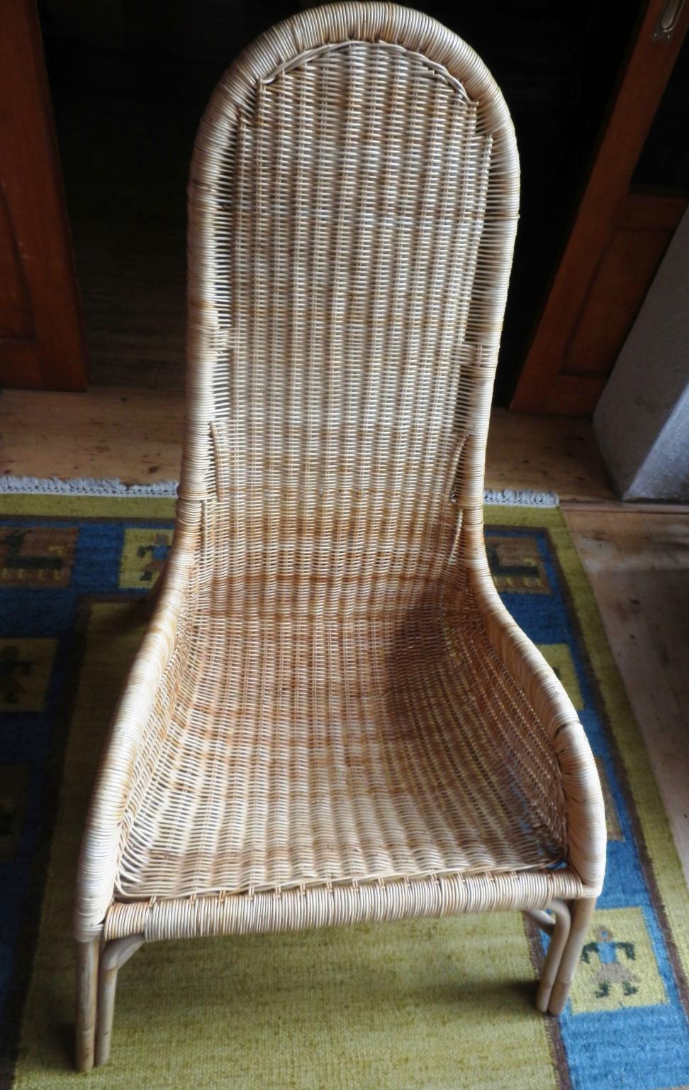 Korbsessel, Ratansessel /Ratan/Rattan+Fußteil in 64646 Heppenheim für €