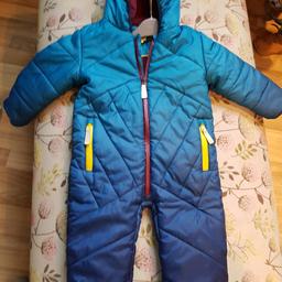 Lovely two tone Ted Baker snow suit. good condition, from smoke free home. It's fleece lined so very warm and cozy. was great last year in the snow. my little boy was like toast lol. any questions please ask? ## collection only ##