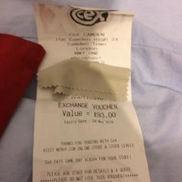 It is a £93 cex voucher but I am willing to sell it for £90
Collection only in Camden town
No postage