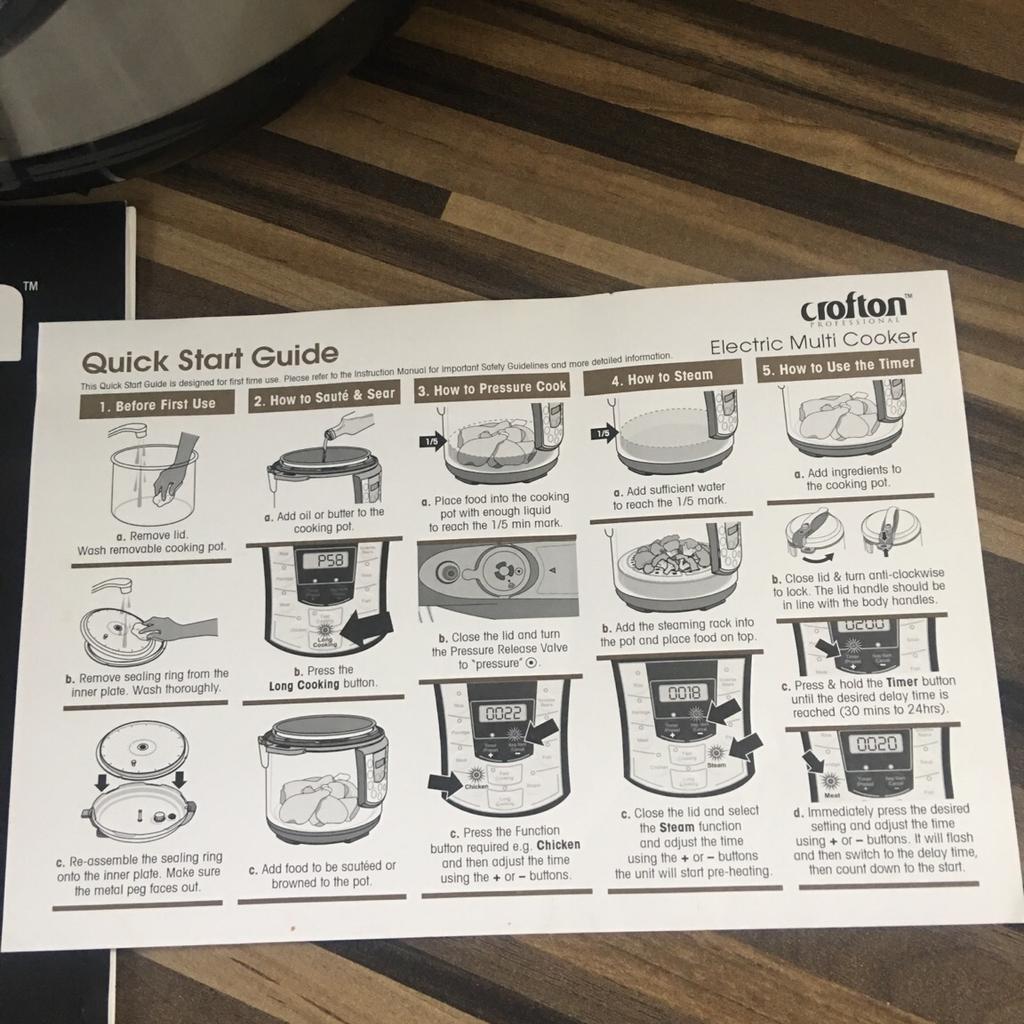 Crofton electric multi/cooker pressure steams in LS25 Leeds for £10.00 for sale Shpock