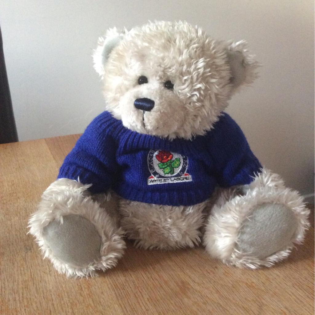 Blackburn Rovers grey cuddly teddy bear in Darwen for £3.00 for sale ...