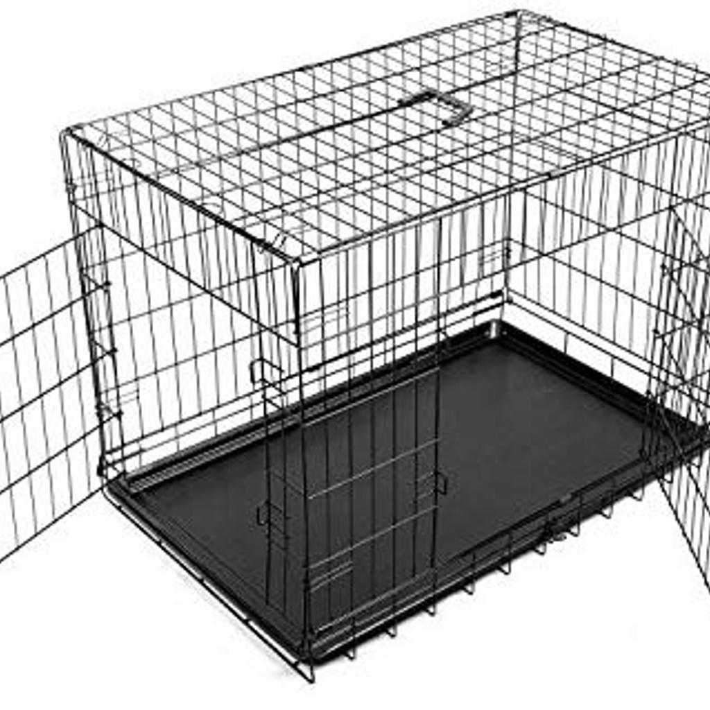 DoubleDoor Folding Metal Dog Crate in GU18 Heath für £ 10,00 zum