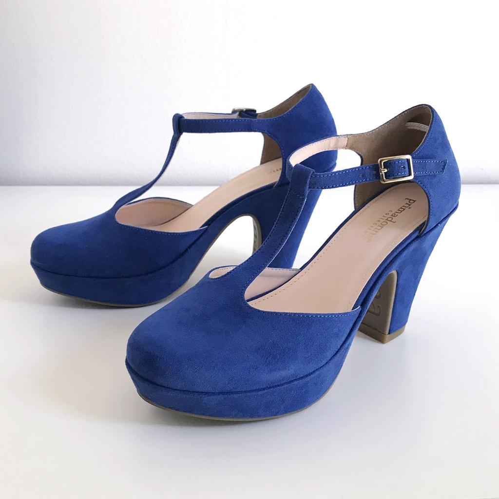 Scarpe blu clearance elettrico primadonna