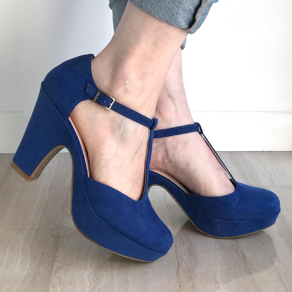 Scarpe blu elettrico outlet primadonna