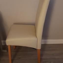 Chairs in great condition (table not for sale) collection only open to offers