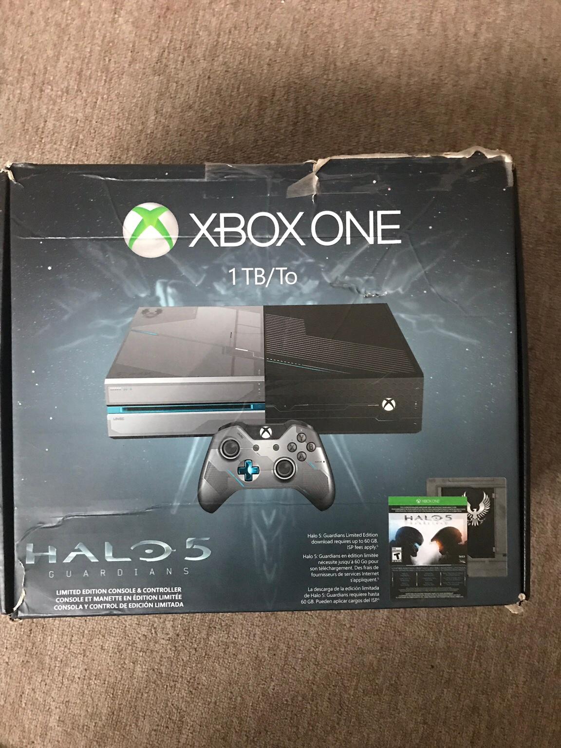 Xbox one halo 5 limited edition and 3 games in TF2 Telford for £150.00 ...