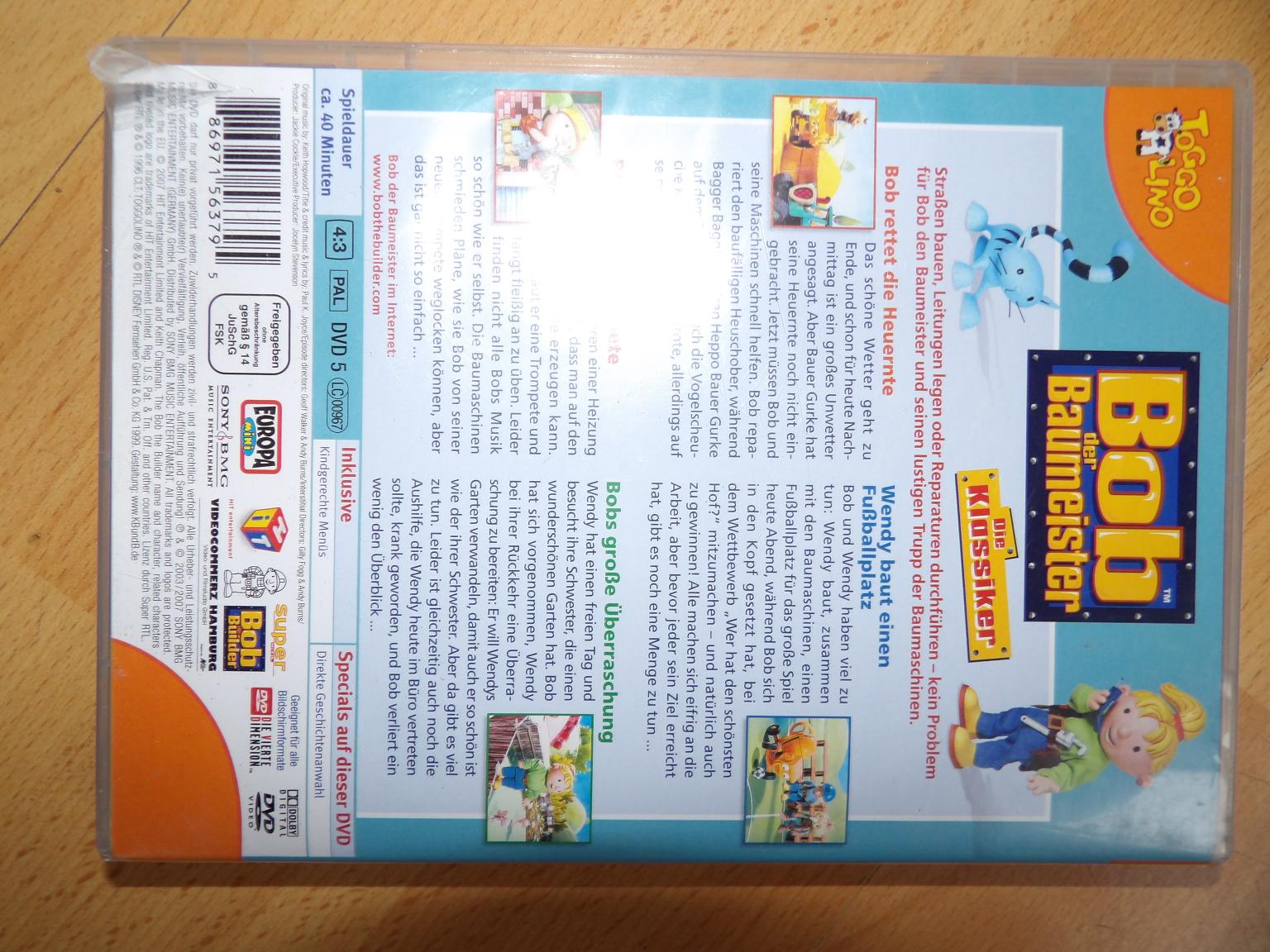 DVD Bob der Baumeister Kein Problem für Bob F in 97274 Leinach für 2,00 ...