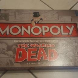 Verkaufe meine Monopoly Walking Dead Edition, da ich, wenn ich mal in dem Genuss von Monopoly komme, meist die klassische Variante bespiele. Sämtliche Inhalte sind noch original Verpackt, dementsprechend verkaufe ich dieses Spiel als Neu. Preis ist VHB und über einen Versand lässt sich reden.