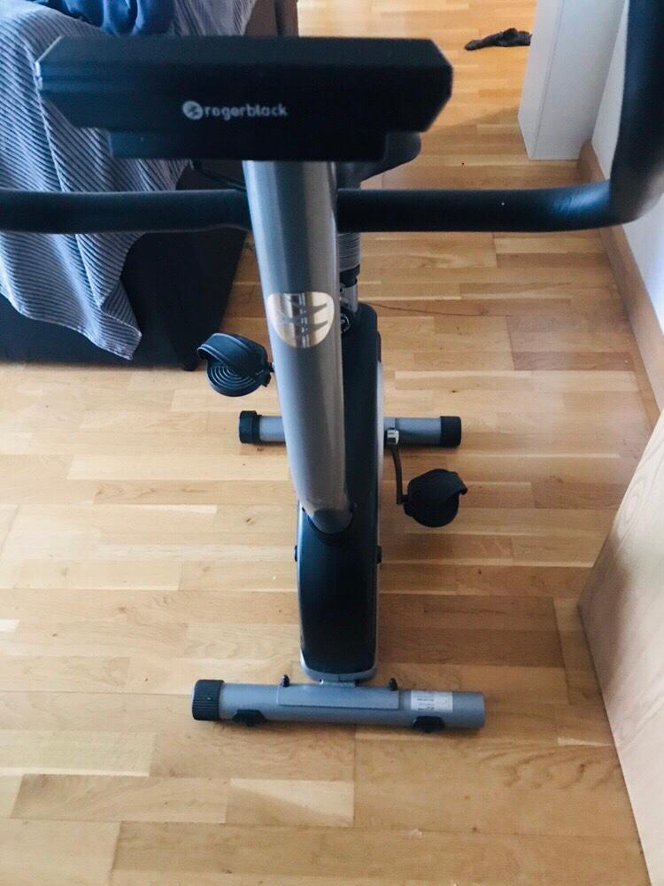 roger black exercise bike display