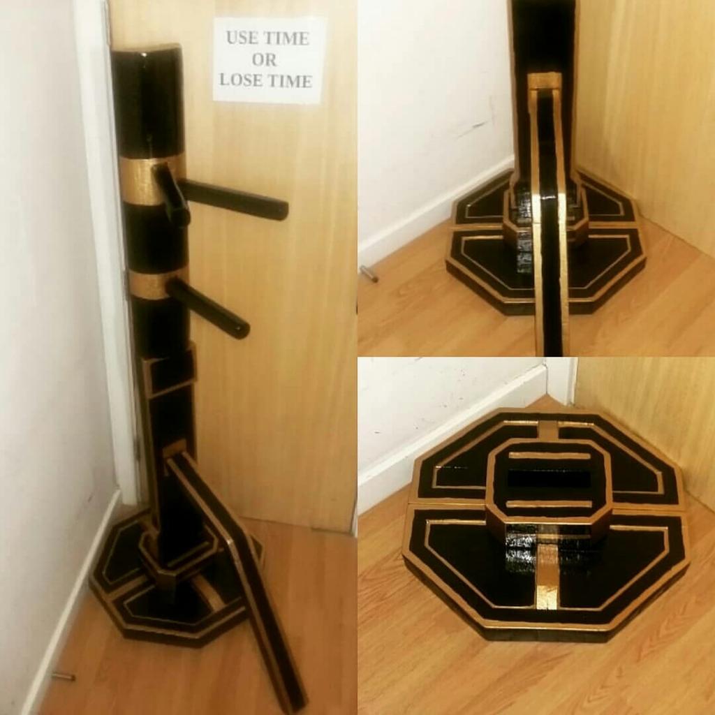 Freestanding Wooden Wing Chun Dummy in E17 London Borough of Waltham
