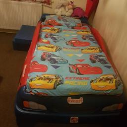 Kids Lime McQueen bed. It's very looked after also has a step to get up to the bed. Needs to sell it quickly because need more space. Please no time waster ' relisted because of one time time waster. collection only from windle avenue, Blackley.