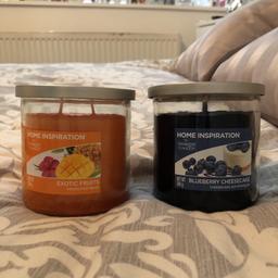 Two double wick Yankee candles