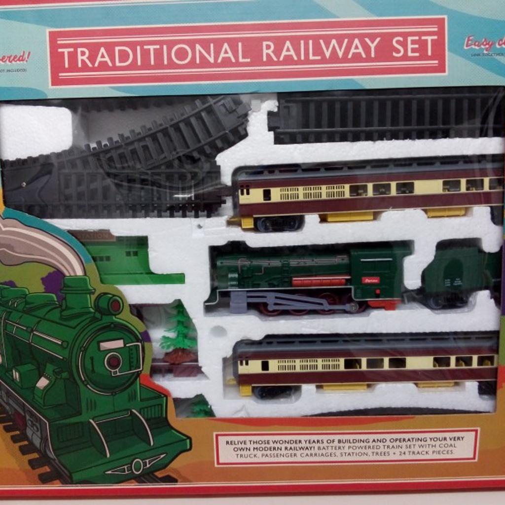 Traditional best sale railway set