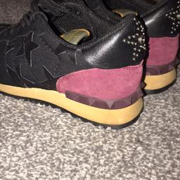 100% genuine Valentino ladies trainers size 4. These cost over £500 new and have been worn 5 or 6 times.
