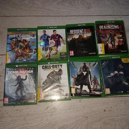 xbox one games resident evil biohazard only been played with once no scratches ls14 or can deliver for a small fee 35 for the lot..