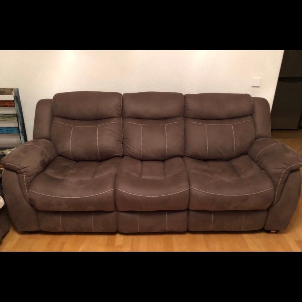 Sofa 3-sitzig, 2-sitz. und Sessel mit Relaxf. in 63477 Maintal für € 600,00  zum Verkauf | Shpock AT