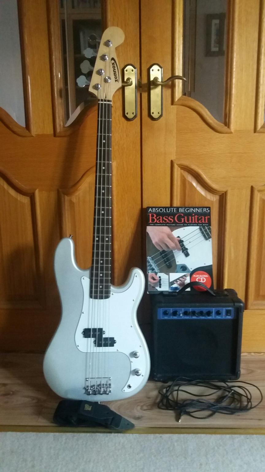 Bass guitar starter kit in S62 Rotherham for £50.00 for sale Shpock