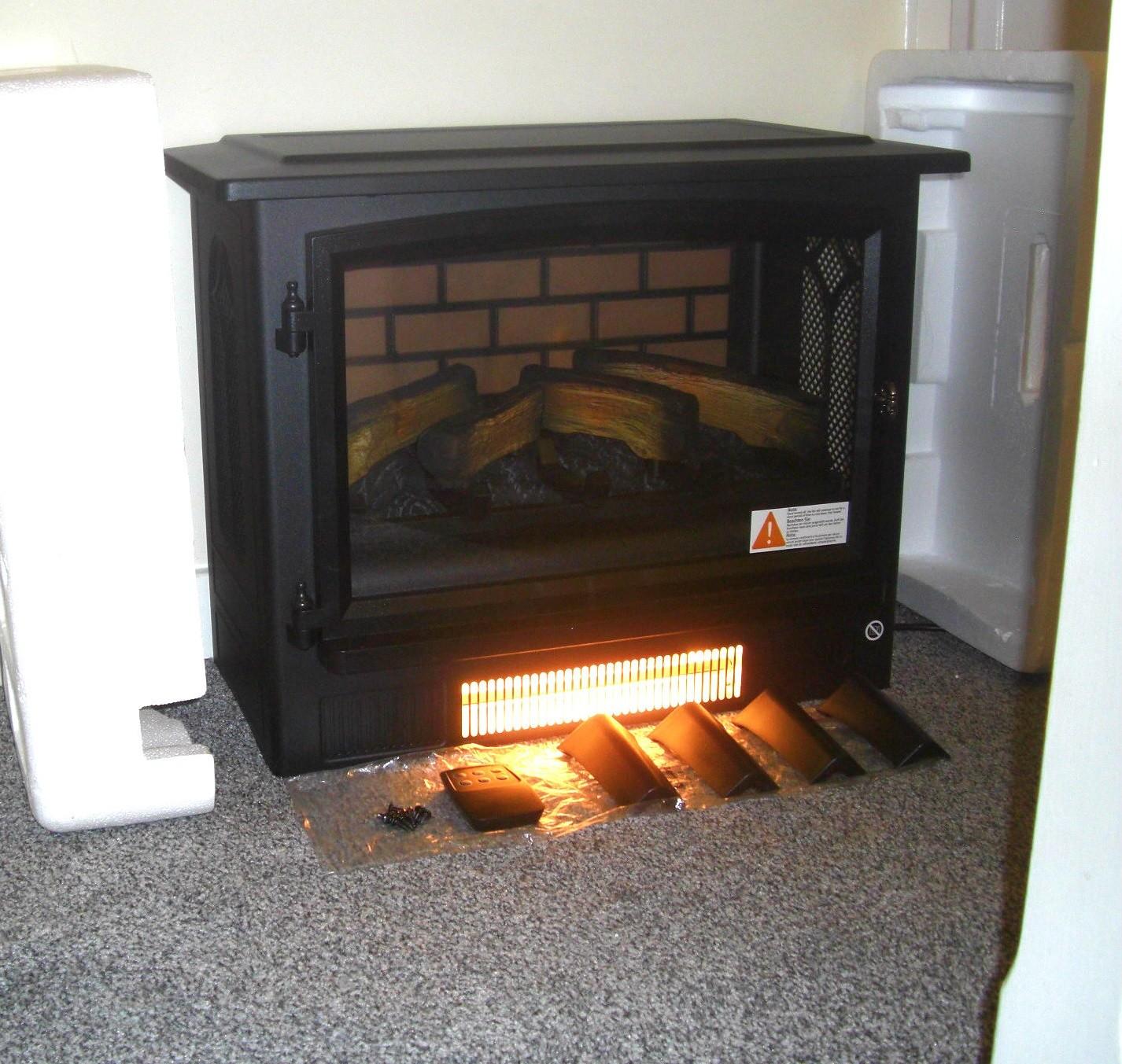 Log Burner Fire 3DFlame Stove Heater & Remote in L14 Knowsley für 95,00