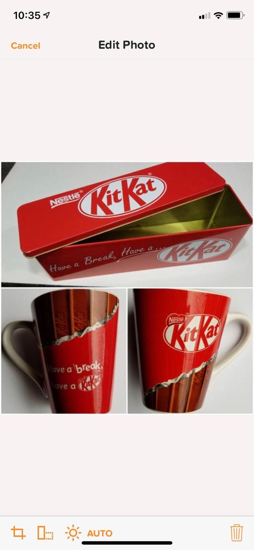 Buy & Sell Leicestershire Leicester - Photos for KIT KAT BISCUIT TIN & MUG