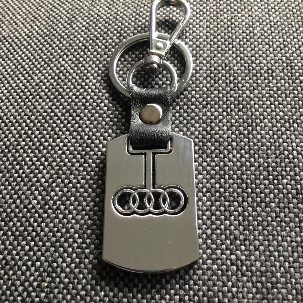 Schlüsselanhänger Audi Edelstahl/Leder in 53332 Bornheim für 5,00