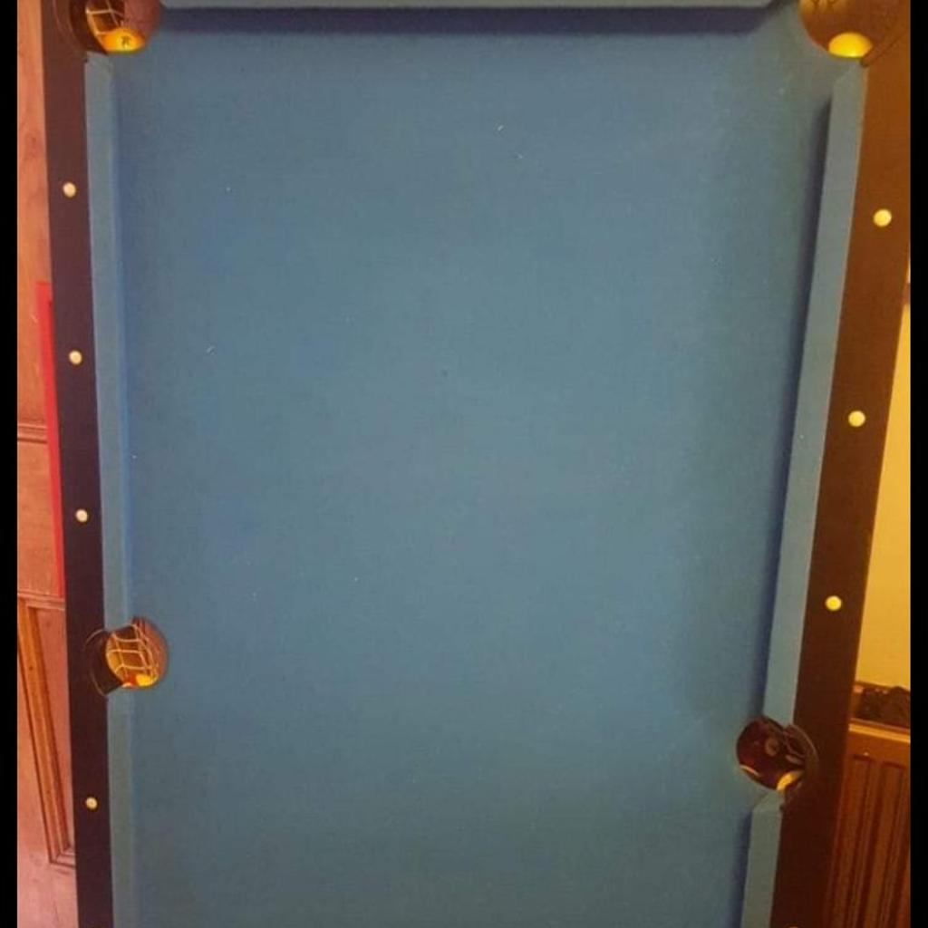 pool table with balls and triangle no legs in NG4 Gedling für £ 8,00 ...