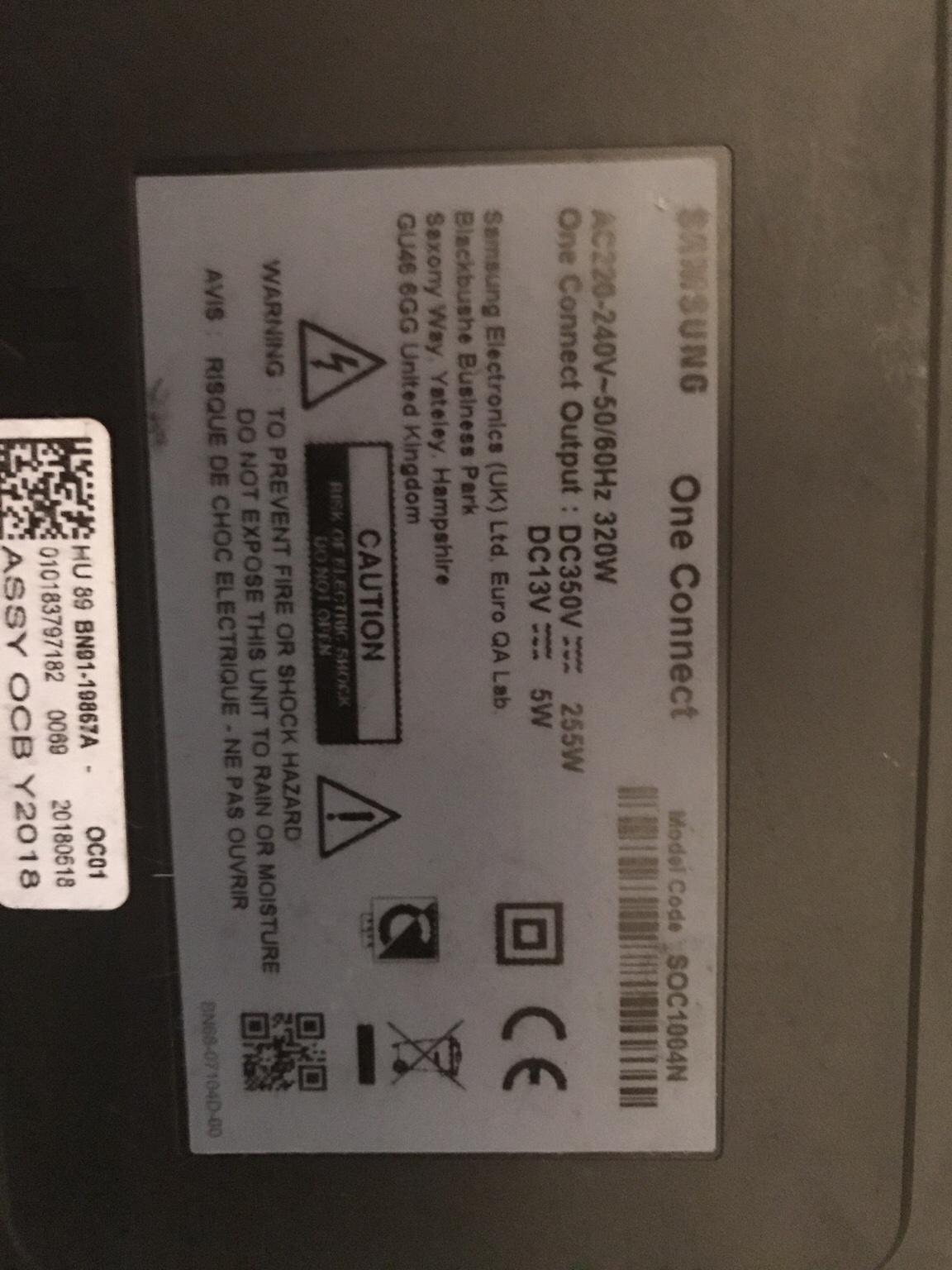 Samsung one connect box in SE9 Greenwich for £180.00 for sale | Shpock