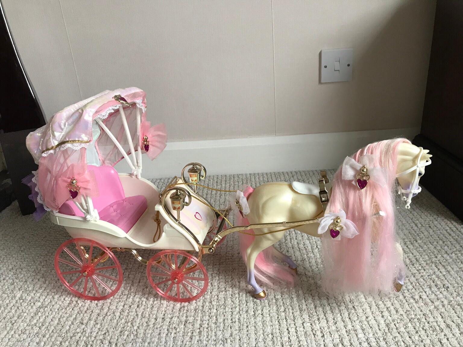 Barbie crystal best sale horse and carriage