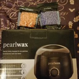 Pearl wax professional hair waxing at home. Never used. Comes with accessories. Fast and easy to use. Open to offers.