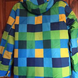 For sale lovely multi colour ski jacket 
Size 11-12 years 
BRAND NEW WITH TAGS