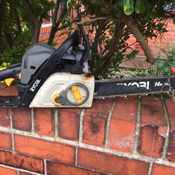 ryobi Petrol chainsaw 14” blade in good but used condition ready to work...