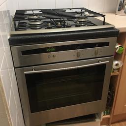Works beautifully. Oven has timer, clock, fan oven, conventional oven, grill and grill with fan. Includes baking trays and racks too. Pick up from NW4 only. Approximate measurements: Width 60cm. Height 68cm. Depth 61cm. £120