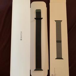Original apple Milanese Loop 38mm space black. Original box included.
Prefer collection. Could post for the right price.
Also selling a 38mm Apple Watch separately.