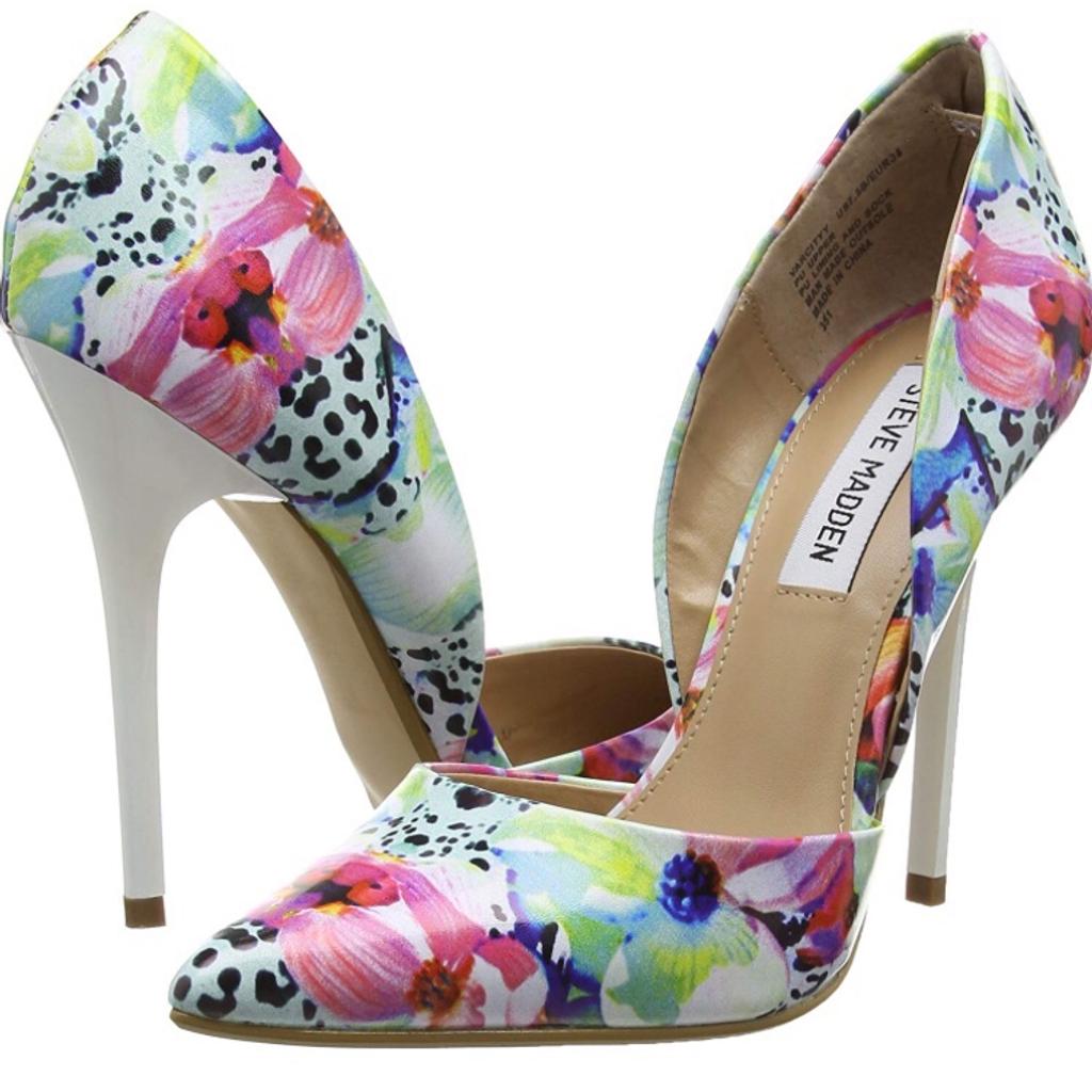 Steve madden clearance floral pumps