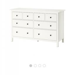 Im selling my Hemnes drawers they are in good condition open to sensible offers. I changed the handles but do still have the orginal ones.