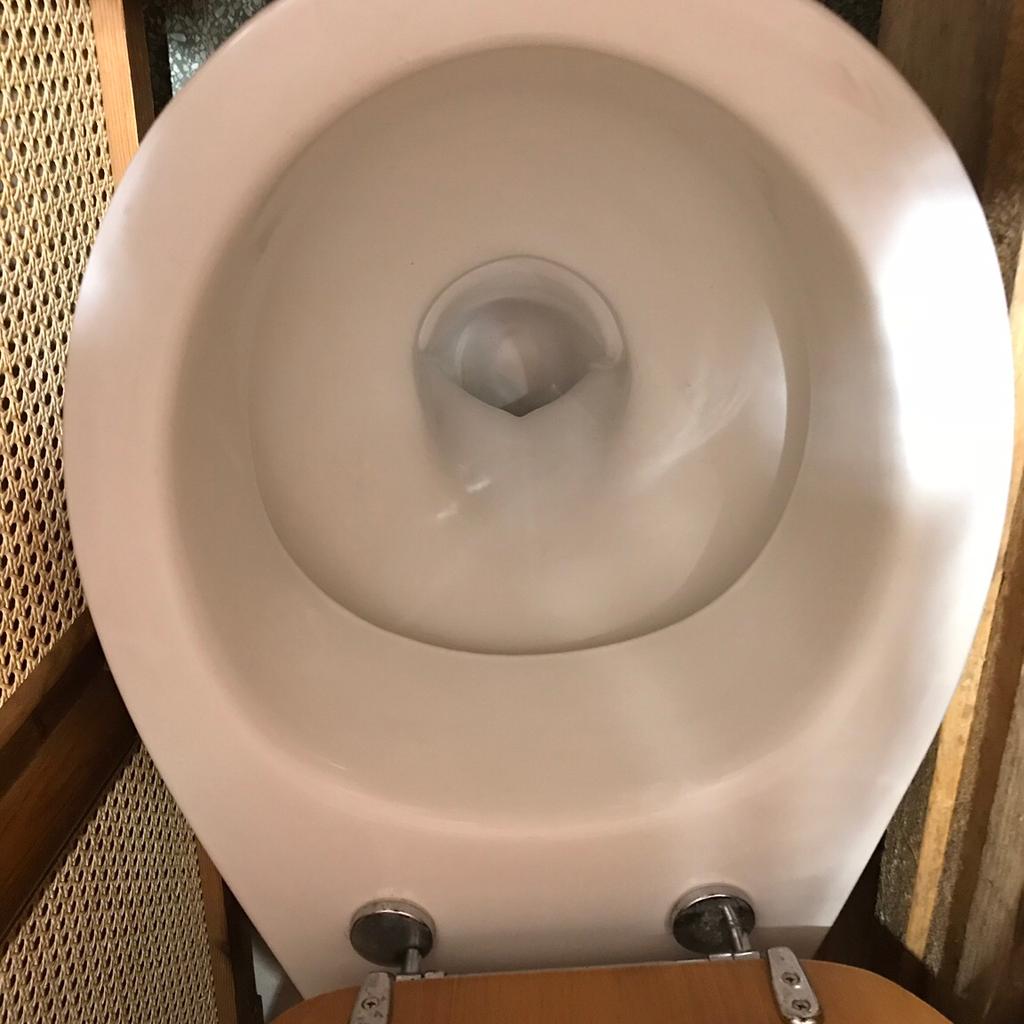 Jewson toilet and wooden seat in North West Leicestershire für 20,00