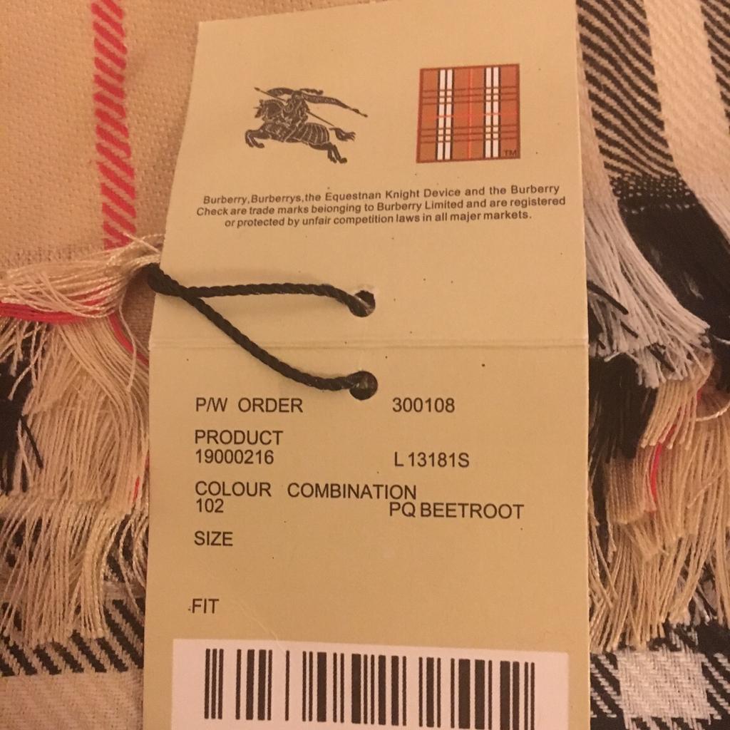 Burberry pq beetroot scarf online